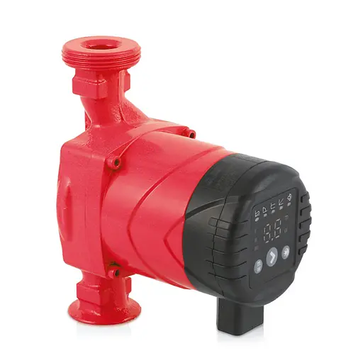 Циркуляционный энергосберегающий насос Wetron LPS25-6BP/180 10-45Вт Hmax 6м Qmax 52л/мин Ø1½″ 180мм + гайки Ø1″ (774353) - фото 1