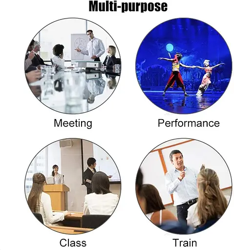 Мікрофон Lavalier Lapel, сумісний з портативним голосовим підсилювачем, бездротовим передавачем, однонаправленим конденсаторним - фото 2