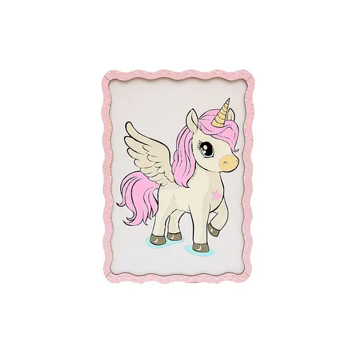 Картина по номерам "Единорог" PuzzleOK Puz-22943 формат А4 кисточка, краски, крепеж для стены - фото 2