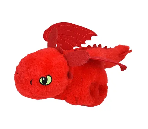 Мягкая игрушка-браслет на руку BRA001-02-03 “Дракон” 23см (6903317760985) Красный - фото 1