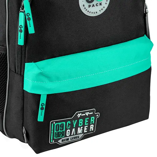 Рюкзак GoPack Education 182M New Level Чорний (GO26-182M-8) - фото 9