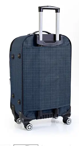 Валіза тканинна (Impertex) Велика (L) Водонепроникна на 4 Подвійних Колесах 120 л Розширенням TK002-L - фото 2
