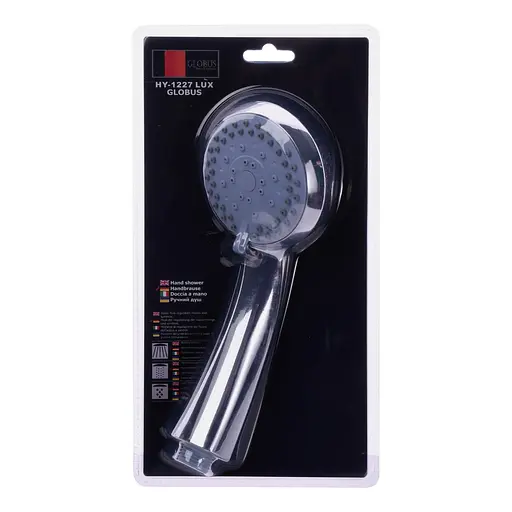 Ручной душ Globus Lux HY-1227 LUX Blister, Хром - фото 1