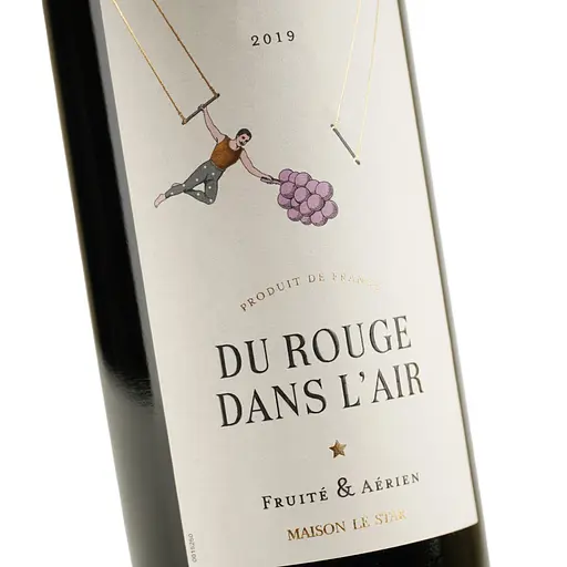 Вино Du Rouge en l'Air 2018 IGP Atlantique красное сухое 14% 0.75 л  - фото 5