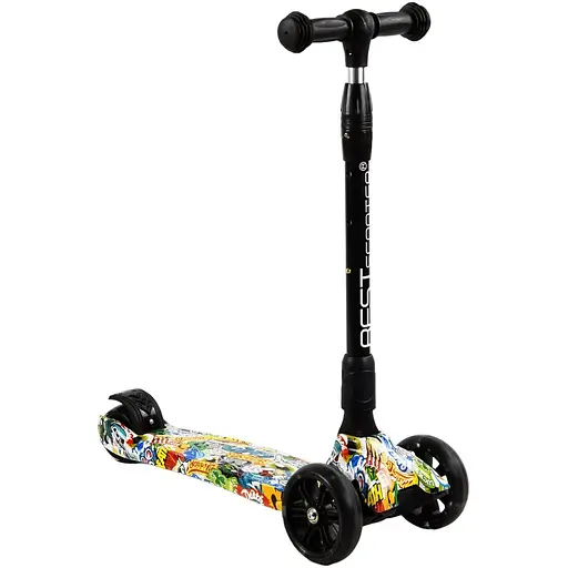 Самокат Best Scooter 62х16х29 см Різнобарвний 000231618