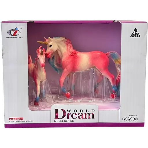 Набір Dino Toys Dream World Веселкові друзі Y11 рожевий 2 шт. (Q9899-Y11-3)