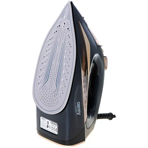 Утюг Camry CR 5036 black-gold 3400Вт/ 360 мл/ керамика/ ''Капля-стоп''/автовыключение/ черная - фото 4