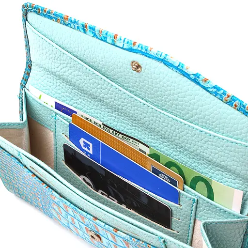 Жіночий шкіряний гаманець Canpellini 18х9х1 см acs0025540 - фото 4