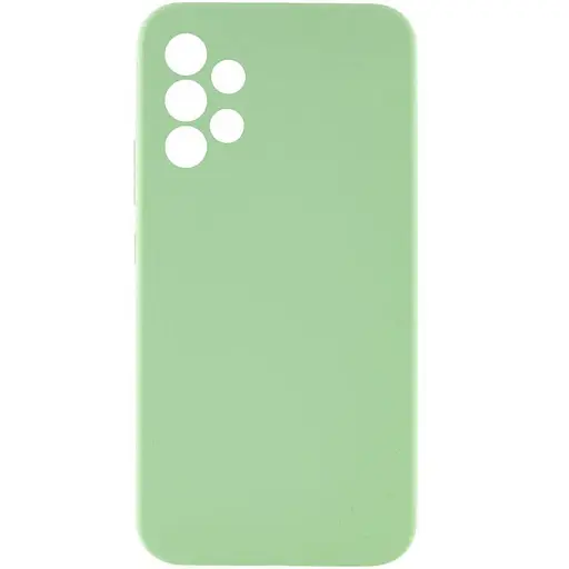 Чехол Silicone Cover Lakshmi Full Camera (AAA) для Samsung Galaxy A33 5G Мятный / Mint