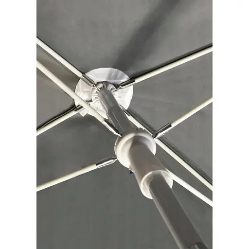 Зонт садовый Jumi Garden 200х130см серый - фото 6