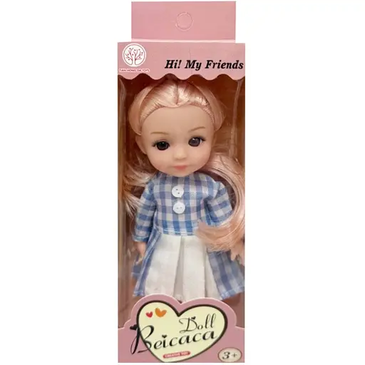Дитяча іграшкова лялька Doll lovely Bambi 6788-3/4-1 розмір 15 см - фото 1