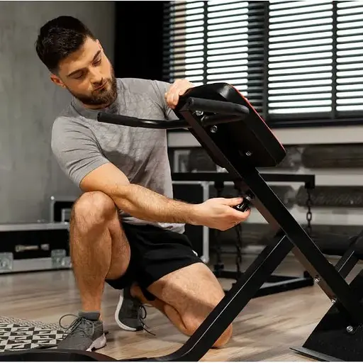 Лавка для гіперекстензії Hop-Sport HS-1018 з упорою - фото 6