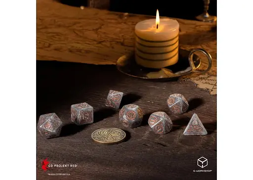 Набір кубиків The Witcher Dice Set. Ciri - Elder Blood , 7 шт. (SWCI04) - фото 4