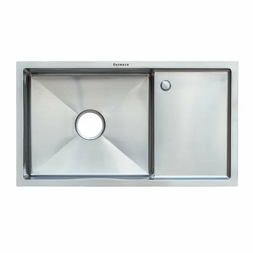 Кухонна мийка Platinum Handmade Н 780x440x200 L (з кріпленням і отвором під змішувач), Нержавіюча сталь - фото 1