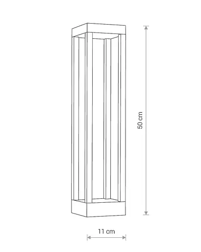 Вуличний світильник Nowodvorski 8145 Structure led - фото 3