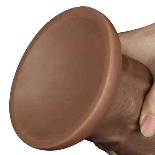 Фаллоимитатор LoveToy Realistic Chubby 26.6 см телесный - фото 8
