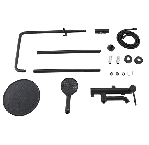 Душевая система Gappo черная G2406-6, Черный - фото 3