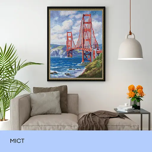 Набір з алмазною мозаїкою "Міст", 40*50 см, IDEA2-CK2966 - фото 3