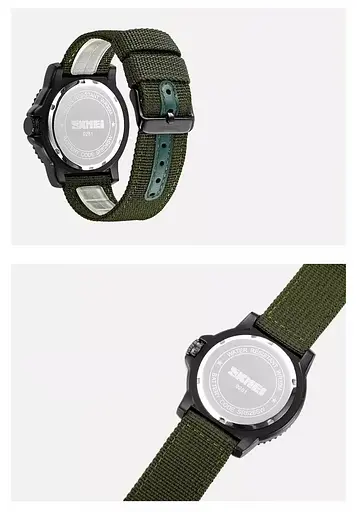 Чоловічий наручний годинник Skmei 9281 Зелений - фото 6