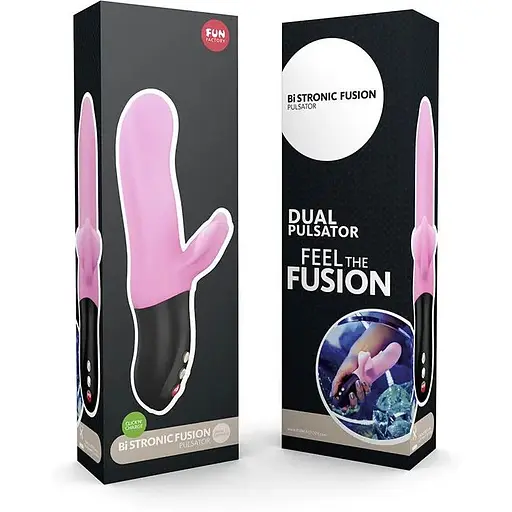 Вибратор кролик Fun Factory Bi Stronic Fusion Розовый - фото 4