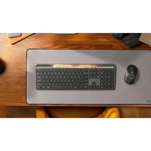 Клавіатура Logitech Slim Solar+ 2.4GHZ/BT Graphite (920-013764) - фото 8