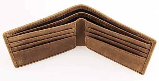 Мужской кожаный кошелек Vintage 11.5x9.5 см acs0015352 - фото 6