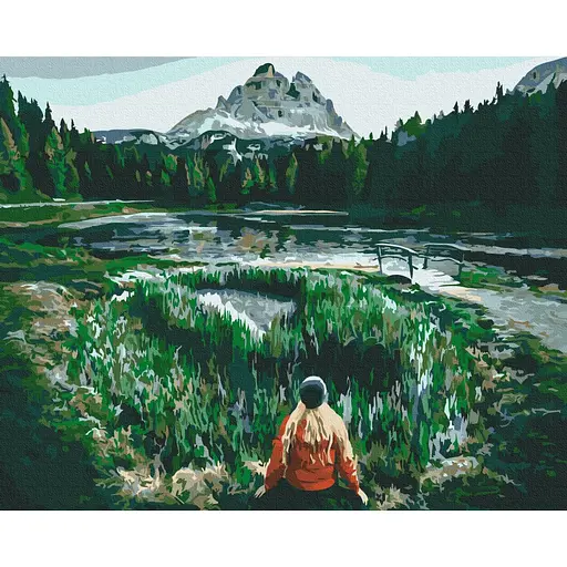 Картина за номерами Три зубці Лаворедо Roksolana Baran Brushme 40x50 см різнокольорова 000278147