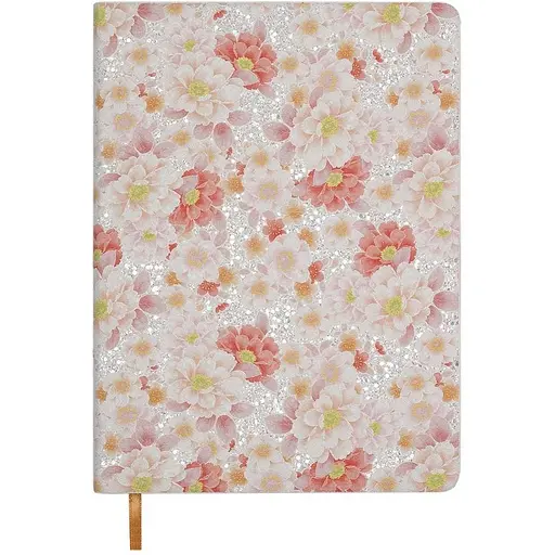 Ежедневник датированный Buromax Bloom 2026 A5 искусственная кожа оранжевый (BM.21156-11)