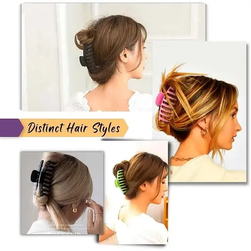 Подарунковий набір шпильок для волосся Hair Claws Clips QAIMERs 3.6 дюймові матові 7 шт. - фото 4