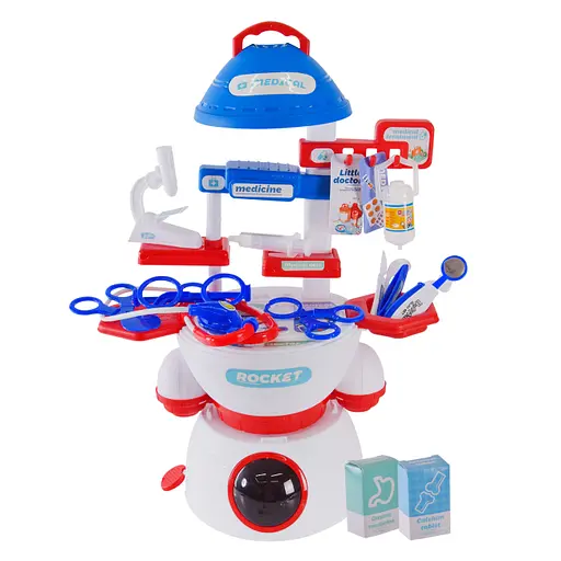 Набір доктора 0421-13A 3 в 1 у вигляді Ракети (6965918400455) - фото 1