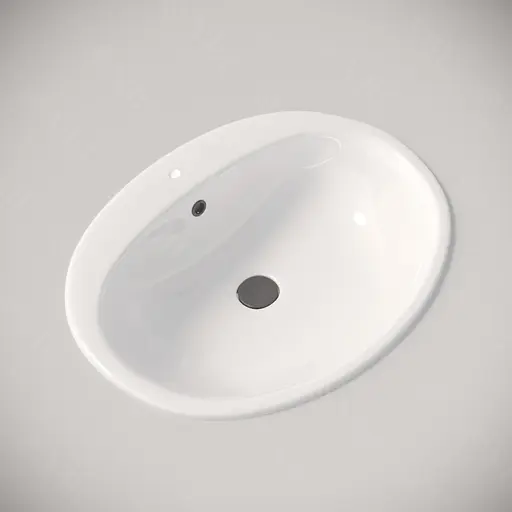 Умивальник VBI Salerno white врізний VBI-018000, Білий - фото 5