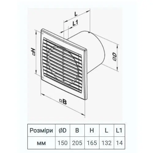 Вытяжной вентилятор Домовент 150 СВ со шнурковым выключателем Белый 30412 - фото 6