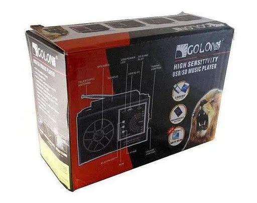 Радіоприймач Golon RX-9922 USB SD FM - фото 6