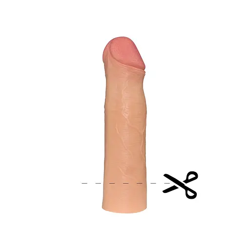 Насадка на пенис Lovetoy Revolutionary Silicone Nature Extender 17.8 см коричневый - фото 10