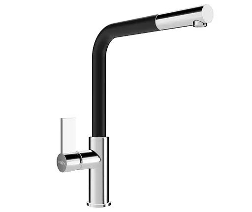 Смеситель для кухни Mexen Flora черный хром MEX-670401-07 Черный матовый - фото 1