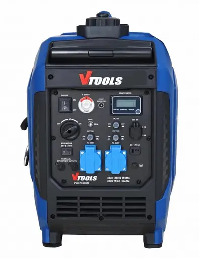 Інверторний Генератор Валіза VTOOLS VG4750iSR (3,8 - 4,0 кВт) з дисплеєм, електростартером, пультом ДУ - фото 2