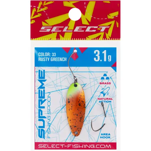Блесна Select Supreme 3.1g 34mm #33 Rusty Greench - фото 2