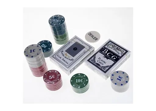 Настільна гра International Toys Trading LTD Покерний набір 100 фішок з номіналом (бляшана коробка) (IG-2033) - фото 6