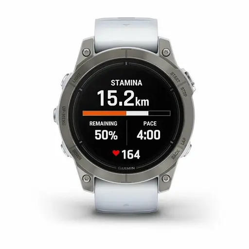 Смарт-годинник Garmin Epix Pro Gen 2 Sapphire 47mm Titanium w. Whitestone Band (010-02803-20/21) - фото 9
