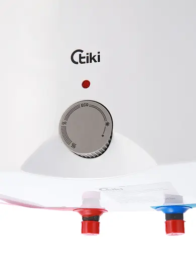 Водонагрівач Tiki компакт GT 2 кВт, мокрий ТЕН, 10 л, прямокутний, вертикальний, над мийкою, білий (GT10OMINI_TIKI) - фото 3