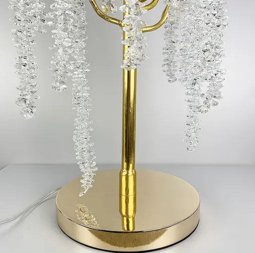 Настільна лампа у флористичних мотивах у золотому корпусі Line.F TSA 30 GD - фото 4