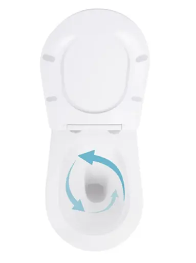 Унитаз подвесной Qtap Robin Ultra Quiet, с сиденьем Slim Duroplast/Soft-close/Quick Release QT13332381AW - фото 6