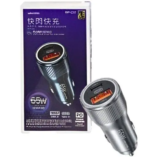 Автомобільний зарядний пристрій Remax WK Design WP-C31 PD65W+QC3.0