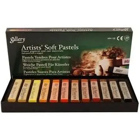 Пастель суха Mungyo MPV-12Е Земля професійна м'яка 12 кольорів - фото 1