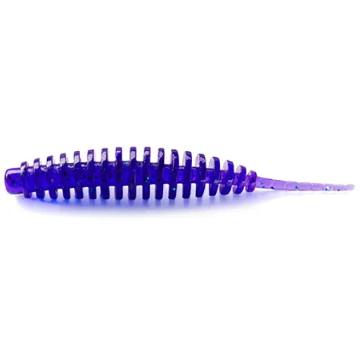 Силікон FishUP Tanta 1.5" #060 - Dark Violet/Павлина & Silver (10 шт/уп)