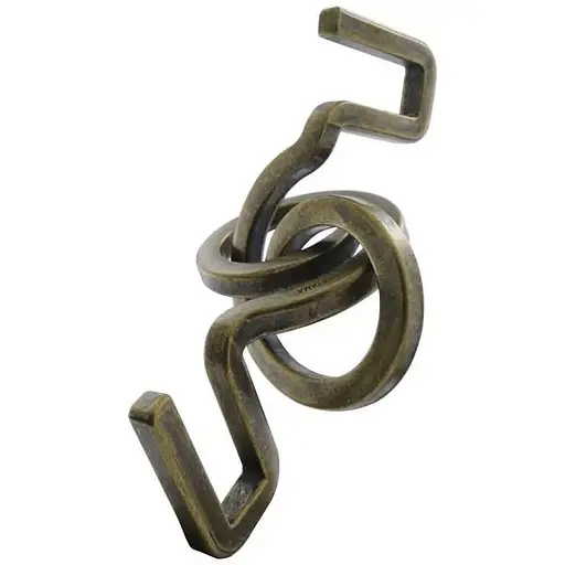 Головоломка Huzzle Cast Hook Хук 2 звезды металл 515013 - фото 1