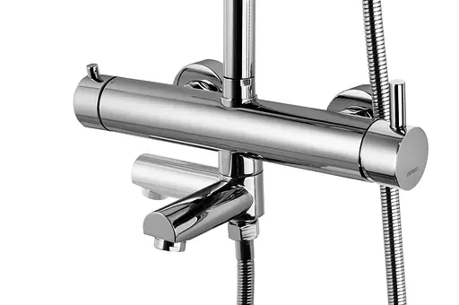 Душова система Corsan Lugo хром з виливом CMN014MCH, Хром - фото 3
