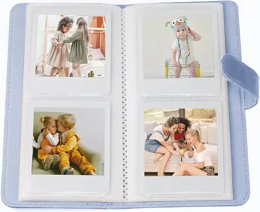 Набір аксесуарів для камери Instax Square SQ1 Чохол та Фотоальбом на 80 фото блакитний - фото 7