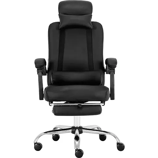 Офісне крісло GT Racer X-8002, чорне (X-8002 Black) - фото 1