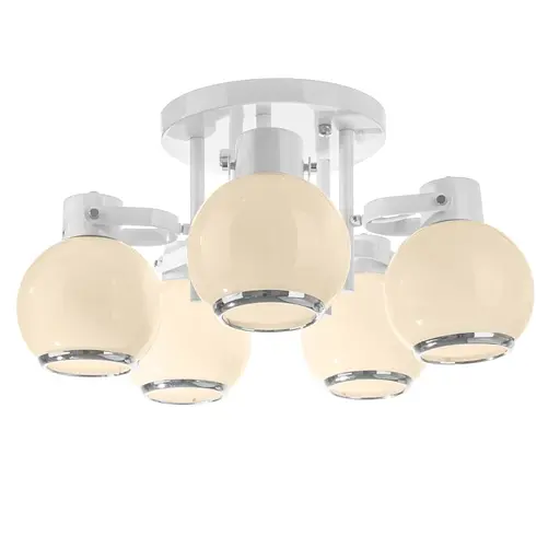Люстра стельова Brille E27 60W WH (LK-564C/5) - фото 4